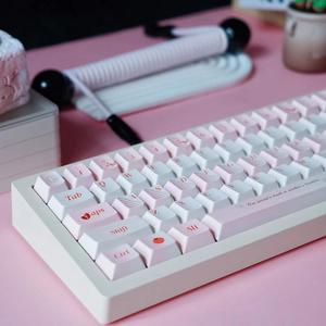 152 Keys PBT Dye Sub Custom Keycaps Cherry Profile Love Diary Keycap Set Fit for 61/64/87/104/108 Cherry Mx Switches Mechanical Keyboard