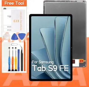 THIRDPOLE for Samsung Galaxy Tab S9 FE Screen Replacement LCD Display SM-X510, SM-X516B Touch Screen Digitizer Full Assembly,with Tools(Black)