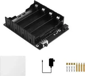 Uninterruptible Power Supply UPS Module (B) for Jetson Nano Developer Kit B01, Support Charge and Power Output at The Same Time 5V Output up to 5A Current,Communicating via I2C Bus Through Pogo Pins