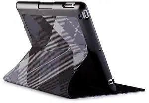 Speck Products FitFolio Protective Cover for iPad 3/4 - MegaPlaid Black (SPK-A1716)
