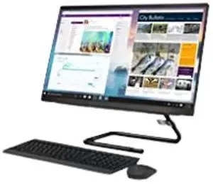 LENOVO F0ER0000US ideacentre A340-24ICK 23.8" FHD Touchscreen i3-9100T 3.1GHz 8GB RAM 256GB SSD Win 10 Home Black