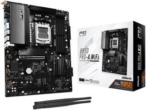 ASRock AMD B850 Pro A WiFi 6E Socket AM5 Ryzen DDR5 8000 MHz 256GB ATX Motherboard M.2 SATA3 6.0 Gb/s PCIe 5.0