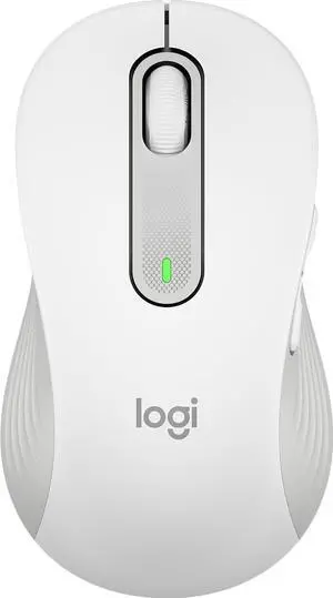 Logitech Signature M650 Mouse - Optical - Wireless - 32.81 ft - Bluetooth - Off White - USB - 4000 dpi - Scroll Wheel - 5 Programmable Button(s) - Large Hand/Palm Size - Left-handed - 1 x AA Battery S