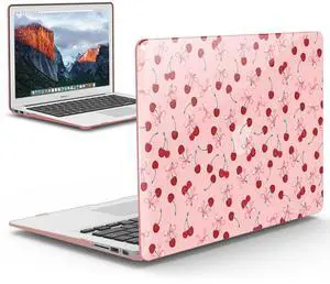 IBENZER Compatible with Old Version MacBook Air 13 Inch Case (2010-2017 Release). Models: A1466 / A1369, Plastic Hard Shell Case for Mac Air 13, Cherry, MA13-CHRY