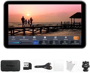 Poretkeys LH7P 7inch 1000nit Touchscreen Camera Field Monitor FHD 1920 x 1080 IPS with Built-in Wireless Module, Support Stretch Effects 3D LUT Luma Waveform False Color for BMPCC 4K/6K/6K Pro