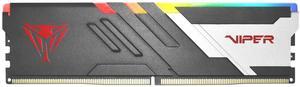Patriot Viper Venom RGB DDR5 RAM 32GB (1X32GB) 5600MHz CL36 1.25v UDIMM Desktop Gaming Memory Compatible with Intel XMP/AMD Expo - PVVR532G56C36