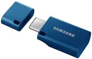 SAMSUNG Type-C(tm) USB Flash Drive, 512GB, Transfers 4GB Files in 11 Secs w/Up to 400MB/s 3.13 Read Speeds, Compatible w/USB 3.0/2.0, Waterproof, 2024, Blue, MUF-512DA/AM
