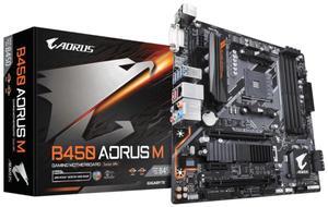 GB B450 AORUS M AM4 / B450 / DDR4 / S-ATA 600 / Micro ATX Socket - Black