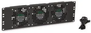 Kendall Howard Rack Mount Triple Fan Panel