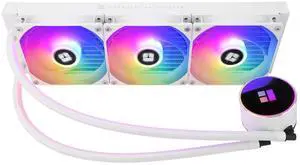 Thermalright Frozen Magic 360 White ARGB V2 CPU Aio Cooler, Double High-Performance PWM Fans with 1600RPM, for Intel LGA1150/1151//1200/2011/ 1700&AMD:AM4/AM5, PC Cooler Aio, 360 Liquid Cooling Row