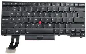 New Replacement Keyboard Compatible with Lenovo ThinkPad E480 E485 L480 T480s E490 E495 T490 L490 R480 R490 with Backlit with Pointer