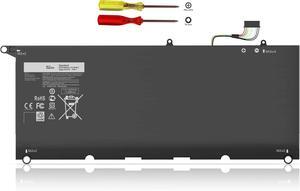 Menlonigt XPS 13 9350 9343 JD25G 90V7W Battery for Dell XPS 13 XPS 13 9343 9350 P54G JHXPY JHXPY53 5K9CP 05K9CP 090V7W XPS13D-9343-1708 13D-9343-3708 13-9350-D1508G 13-9350-350 13-9350-D1608 13-9350