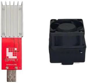 BitcoinMerch.com - GekkoScience COMPAC F + Fan Upgrade - Combo USB Bitcoin Miner Up to 350GH/s