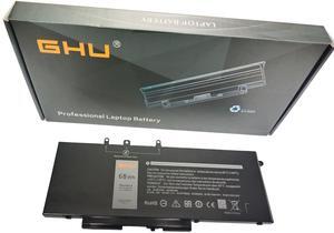 GHU GJKNX 68Wh 7.6V Bettery Compatible with Dell Latitude 5480 5490 5580 5590 DY9NT GD1JP P72G001, P72G002 P72G003 P60F001