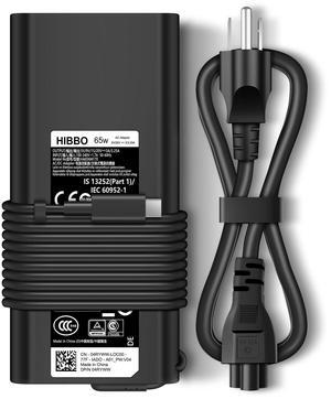 [2025 Upgraded] 65W USB C HP Laptop Charger Replacement for HP Spectre X360,Chromebook X360,Spectre,Elitebook x360,Elitebook,Envy,Chromebook,Elite x2,ProBook - Type C Power Cord AC Adapter