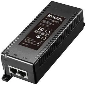 2.5G POE++ Injector 60W, IEEE 802.3bt/af/at, 2.5Gbps/1Gigabit PoE+ Ethernet Adapter, 2.5G Base-T Compliant, Network a PoE Device up to 328ft, for High Power PTZ Camera, VOIP Phone, WiFi 6 AP etc.
