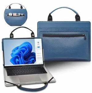 Laptop Case Cover Sleeve for ASUS Vivobook 14 X1407QA X1407CA X1407QA-BS56/Vivobook 14 M1407KA M1407QA with Portable Bag with Bag Handle,Blue