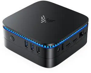 KAMRUI Mini PC Computers, AK1 PRO 12GB RAM 256GB SSD Mini Desktop Computer Intel Celeron N100 Mini PC, 4 Core Micro PC, Desktop PC 4K, Support 2.5'' SSD, 2.4G/ 5.0G WiFi, Gigabit Ethernet, HTPC