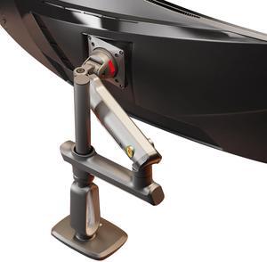 NB Ergonomic Gaming Monitor Arm for Flat/Ultrawide/Curved Monitors 27 to 50 inch, Heavy Duty Monitor Stand Load up to 18 kg, VESA 75/100 mm Monitor Mount A7