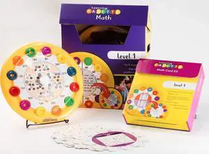 LEARNING WRAP-UPS SELF-CORRECTING 1st Grade Self Correcting Math Palette 2 Base Center Kit, (LP-M129)