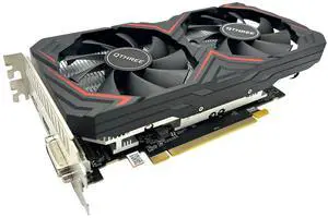 QTHREE Radeon RX 590 GME Graphics Card, 8GB GDDR5 256Bit 2048SP,Computer GPU,Gaming Video Card for PC with HDMI DisplayPort DVI,PCI Express x 16 3.0, Support 8K