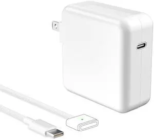 70W Magnetic 3 Mac Book Pro Charger- Compatible with MacBook pro 14 inch(2021-2023) & Mac Book Air 13/15 inch(2022-2024),Include 6.6FT USB C to 3 Braided Cable