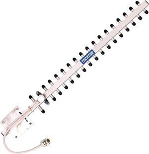 TECHTOO WiFi Antenna 2.4GHz 18dBi High Gain Yagi Directional Antenna Booster with N Female Connector for Network Router/Reapter/USB Adapter/Extension Network PCI Card/Security Camera