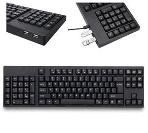 Wired Left Handed Keyboard 109 Keys, One Handed Gaming Keyboard, Micro USB Ergonomic Keyboard for Business Accounting Designer