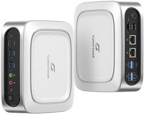 CyberGeek Dual LAN Mini PC, 11th Gen Core i9-11900H(8C/16T, Up to 4.9GHz), Small Desktop Computers 16GB DDR4 512GB PCIe SSD, Micro PC Supports 4K Triple Display, 6 USB Ports, Wi-Fi 6, BT5.2 Office PC