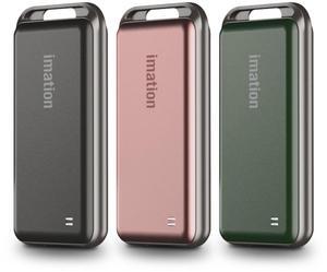 imation Portable SSD i9, External Solid State Drive, Speeds Up to 1,100MB/s USB 3.2 Gen2 for Windows, Mac OS, Linux, iOS, and Android (Deep Green, 2TB)