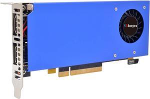 SRhonyra RX 550 4GB GDDR5 Graphics Card 2 Monitor Video Card Dual HDMI Ports 4K Low Profile GPU PCIe 3.0 X8 X16 Compatible 128-Bit SFF Placa De Video