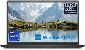 Dell Inspiron 15 3520 Business Laptop, 15.6" FHD Display, Intel i3-1215U Core(6 cores), 8GB RAM, 512GB SSD, Wi-Fi, Intel UHD Graphics, Windows 11 Pro