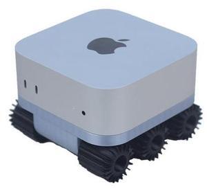 Calofsile Stand for Mac Mini M4 Docking Station, with Heat Dissipation and Height-Boosting Base (Mars Rover Design)(Black)