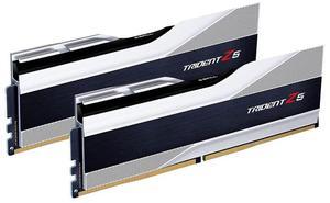 G.SKILL Trident Z5 Series (Intel XMP 3.0) DDR5 RAM 32GB (2x16GB) 6400MT/s CL32-39-39-102 1.40V Desktop Computer Memory UDIMM - Metallic Silver (F5-6400J3239G16GA2-TZ5S)