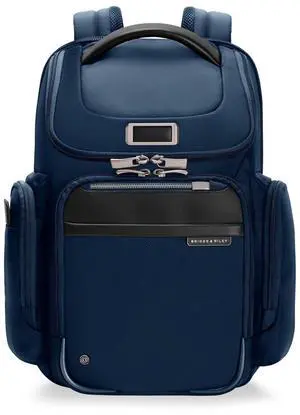 Briggs & Riley @work Medium Widemouth Backpack, Navy