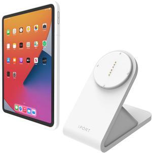 IPORT Connect PRO Complete BaseStation System - Includes iPad Pro 12.9 case Compatible with 6th, 5th Generation iPads + BaseStation (White)