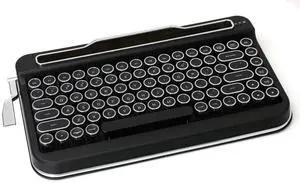 Penna Bluetooth Keyboard with Black Chrome Keycap(US Language) (Switch-Cherry Mx Red, Matte Black)