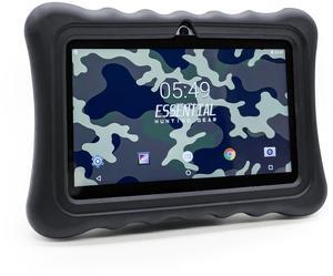 Outdoor Trail Tablet with Protective Case, Rugged Design for Hunting and Camping, Black