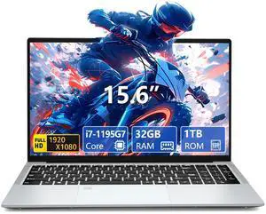 Laptop Core i7, Gaming Laptops,15.6 Inch FHD 1920 * 1080 Computers Lap top Up to 4.7GHZ, 32GB RAM 1TB SSD RJ45 WiF5 HDMI 180 Angle Opening, Backlit Keyboard and Fingerprint Unlock Computer Notebook