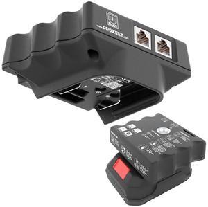 Portable Active & Passive PoE Injector (IEEE 802.3af/at & Passive 48V) Compatible with DeWalt/Milwaukee Battery Feed | Battery Powered | 1 Gigabit Full Duplex Passthrough | 25W Power Supply | Ethernet