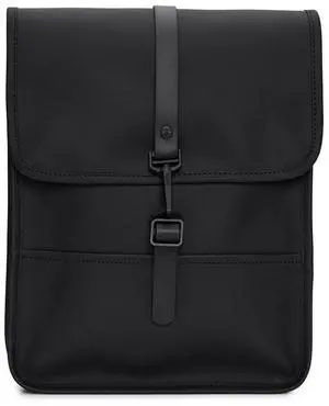 RAINS Backpack Micro - Waterproof Backpack for Men and Women - Laptop Bag for Work or Travel Black