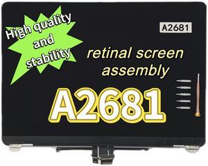 SKINGE Replacement for Mac14,2 MacBook Air 13.6"" M2 2022 A2681 EMC 4074 13.6 inches 2560x1664 Full LCD Screen Display Complete Assembly (Starlight Color)