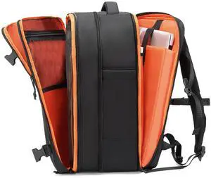 WINPRIM 35L Travel Backpack for Women & Men, TSA Approved Carry On Backpack, Waterproof Laptop Backpack (Nylon Stripe, 35L)