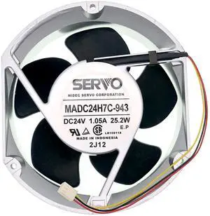 for MADC24H7C-943 SERVO 24V 172mm Cooling Fan,1.05A 25.2W 172x150x51mm 2-Wire ABB Inverter Fan