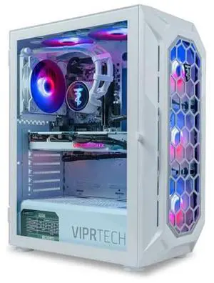 ViprTech Ghost 3.0 Liquid-Cooled PC - AMD Ryzen 5 5600X (12-LCore 4.6Ghz), RTX 4060 8GB, 32GB DDR4 3200, 1TB NVMe SSD, VR-Ready, Streaming, WiFi, RGB, Win 11, Warranty, Gaming Desktop Computer ViprTech Ghost 3.0 Liquid-Cooled PC - AMD Ryzen 5 5600X (12-LCore 4.6Ghz), RTX 4060 8GB, 32GB DDR4 3200, 1TB NVMe SSD, VR-Ready, Streaming, WiFi, RGB, Win 11, Warranty, Gaming Desktop Computer
