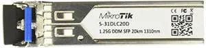 MikroTik S-31DLC20D Transceiver 1.25G DDM SFP 1310nm Dual LC Connector 20Km SM