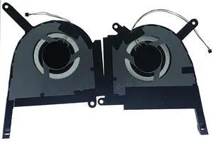 Rangale New CPU + GPU Cooling Fan for Asus TUF Gaming (2022) FX507ZM FX507ZM-ES74 FX507ZR FA507RM FA507RR FX707ZM FX707ZR RTX 3060 3070 3070ti DC12V Series Laptop (CPU + GPU Fans)