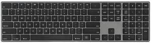 Perixx PERIBOARD-817 Wireless Multi Device Keyboard, Full Size, Aluminum Housing, X Type Scissor Keys, Compatible with Windows, macOS, Linux
