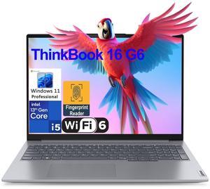 Lenovo ThinkBook 16 G6 16" FHD+ Business Laptop Computer, 13th Gen Intel Octa-Core i5-13420H (Beat i7-1355U), 32GB DDR5 RAM, 1TB PCIe SSD, WiFi 6, BT 5.2, Fingerprint Reader, Windows 11 Pro, AZ-XUT