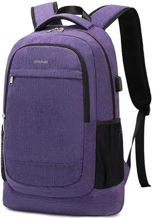 abshoo Lightweight Women Backpack For School College Backpack Teen Girls Daypack Bookbag With Laptop Compartment (Purple)